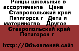 Ранцы школьные в ассортименте › Цена ­ 700 - Ставропольский край, Пятигорск г. Дети и материнство » Другое   . Ставропольский край,Пятигорск г.